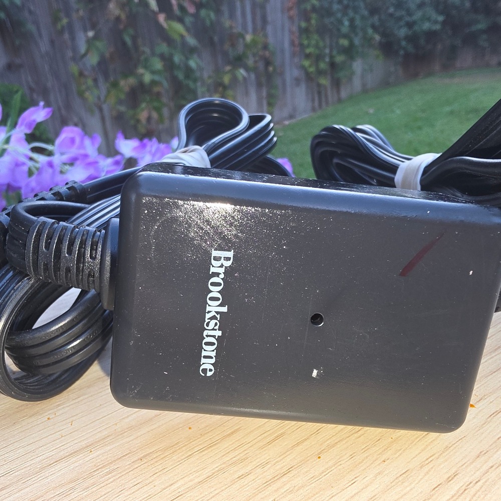Brookstone Heated Blanket Power Cord Adapter GHF-A20-4TC 120V 100W 4-Pin Black